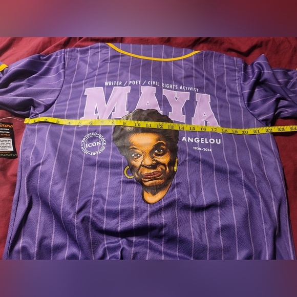 NWT MAYA DE ANGELOU icon Jersey Medium - Picture 6 of 12